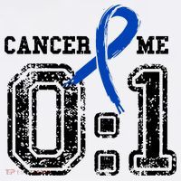 Blue Ribbon Cancer 0:1 Awareness Survivor T-Shirt thumb 7