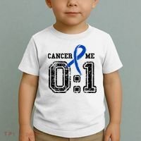 Blue Ribbon Cancer 0:1 Awareness Survivor Toddler T-Shirt thumb 2