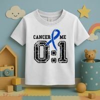 Blue Ribbon Cancer 0:1 Awareness Survivor Toddler T-Shirt thumb 3
