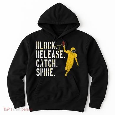 Block Release Catch Spike National Tight End Day Hoodie