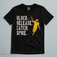 Block Release Catch Spike National Tight End Day T-Shirt thumb 5