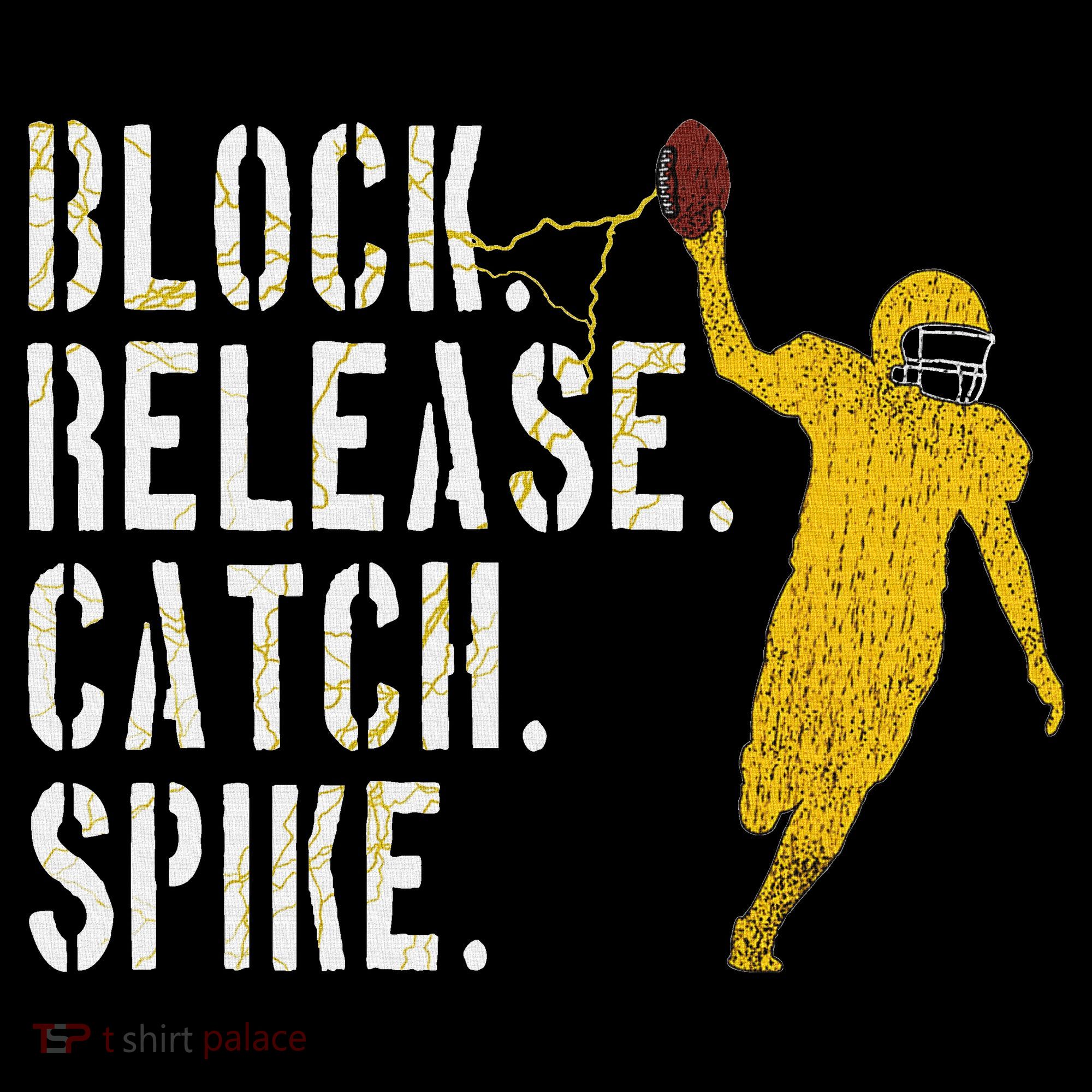 Block Release Catch Spike National Tight End Day Button
