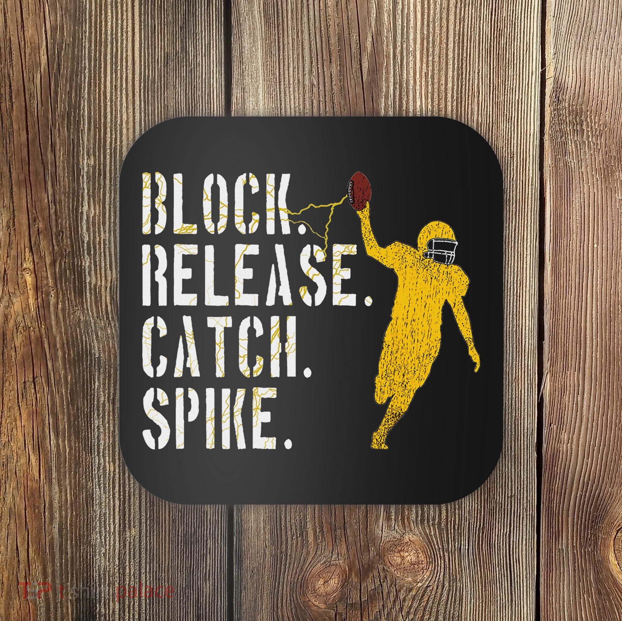 Block Release Catch Spike National Tight End Day Coaster