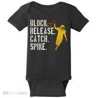 Block Release Catch Spike National Tight End Day Baby Bodysuit thumb 0