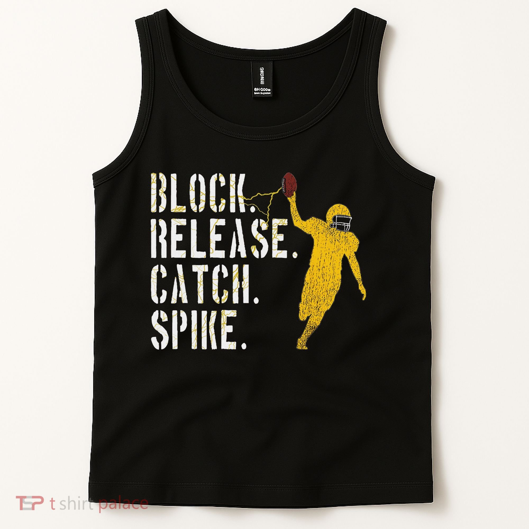 Block Release Catch Spike National Tight End Day Tank Top