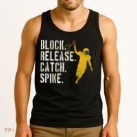 Block Release Catch Spike National Tight End Day Tank Top thumb 3