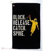 Block Release Catch Spike National Tight End Day Golf Towel thumb 0