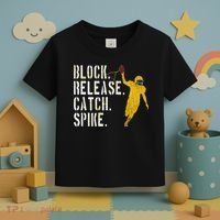 Block Release Catch Spike National Tight End Day Toddler T-Shirt thumb 3