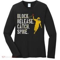 Block Release Catch Spike National Tight End Day Women's Long Sleeve Shirt thumb 0