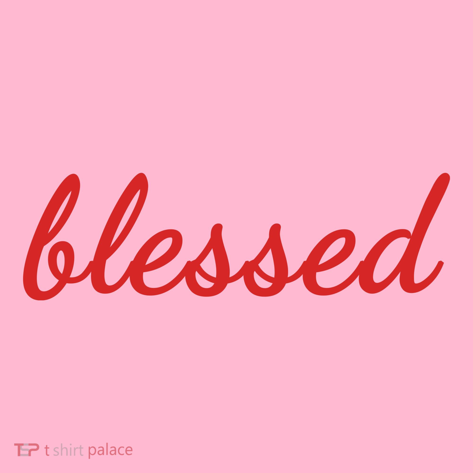 Blessed Red Christian Coaster