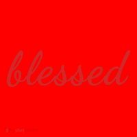 Blessed Red Christian Santa Hat thumb 1
