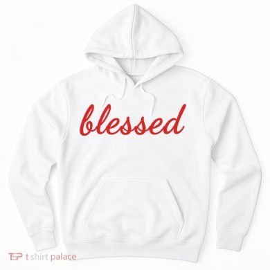 Blessed Red Christian Hoodie