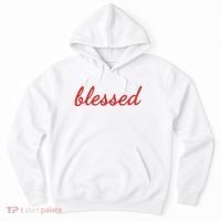 Blessed Red Christian Hoodie thumb 0