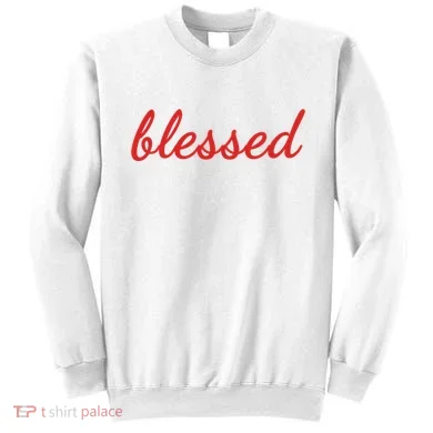 Blessed Red Christian Sweatshirt