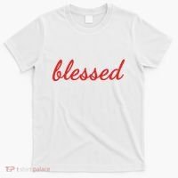 Blessed Red Christian T-Shirt thumb 0