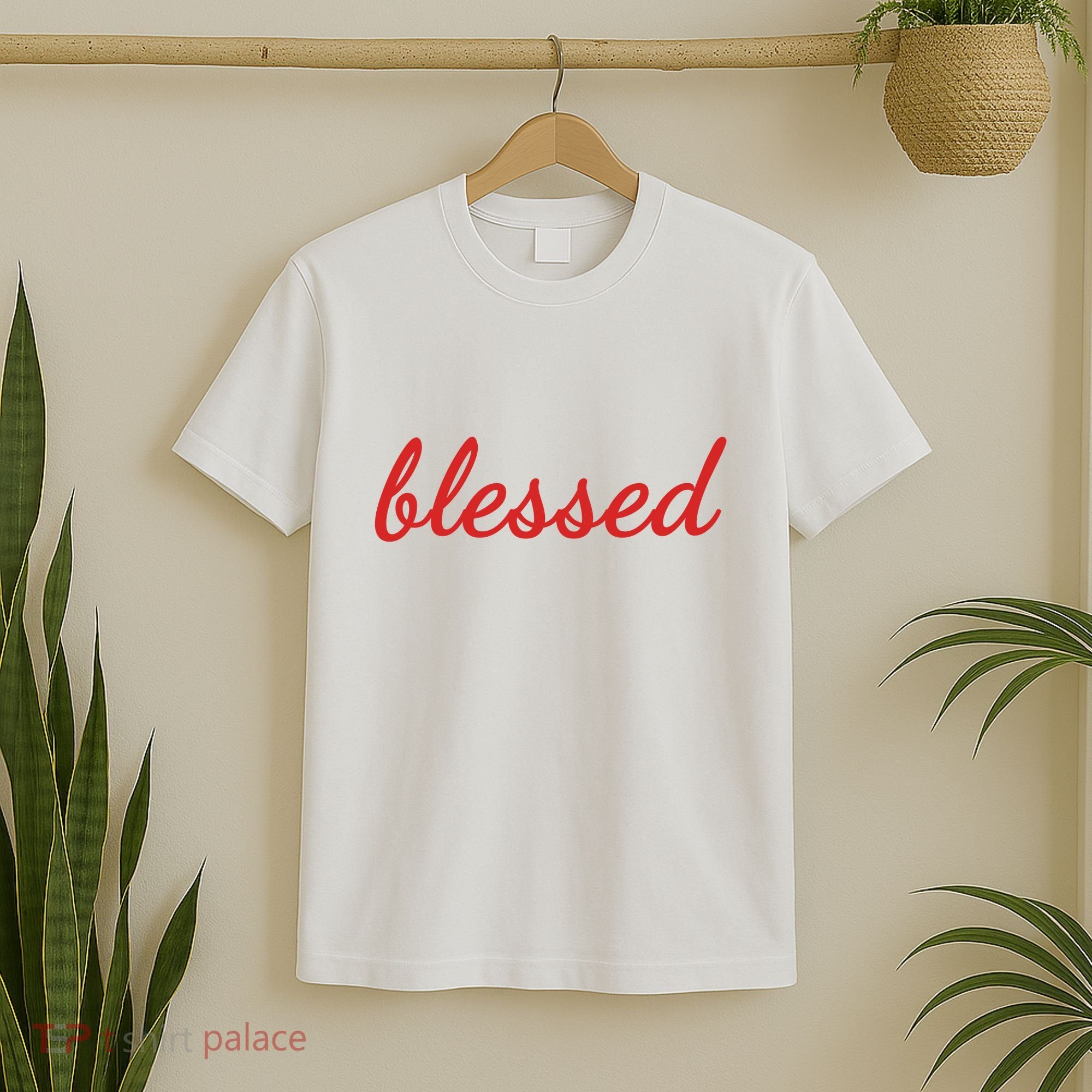 Blessed Red Christian T-Shirt