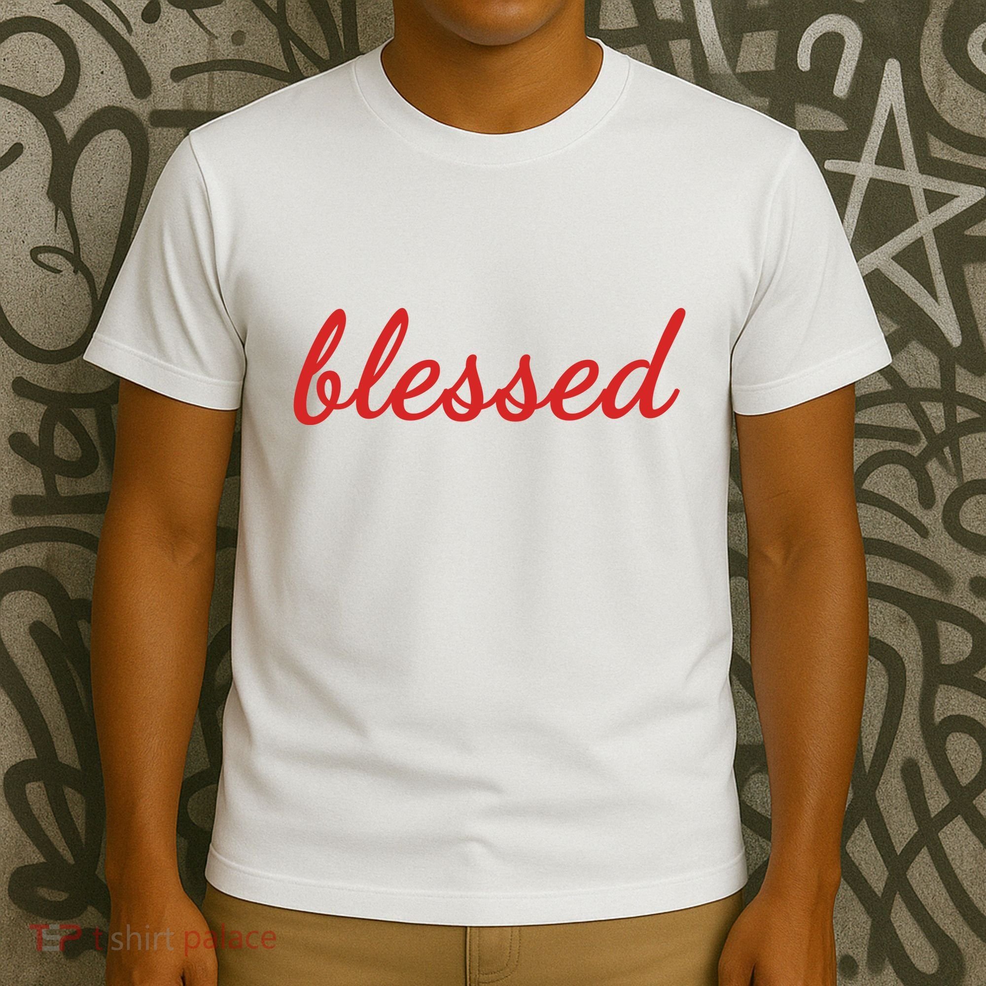 Blessed Red Christian T-Shirt