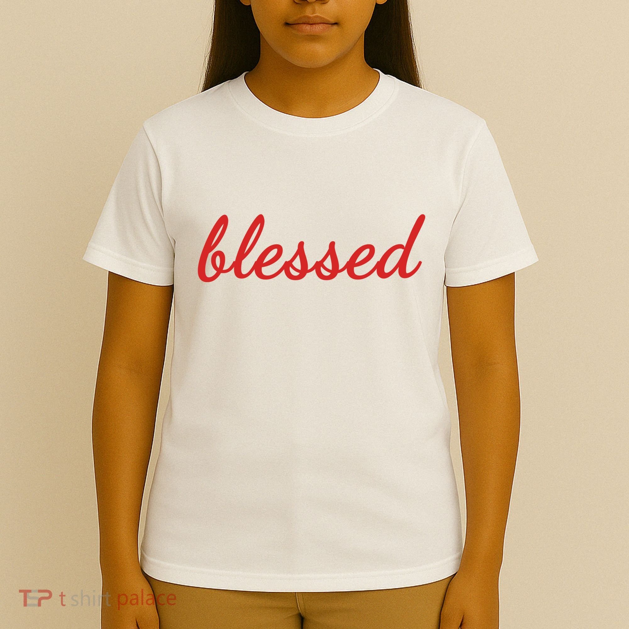 Blessed Red Christian T-Shirt