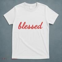 Blessed Red Christian T-Shirt thumb 5