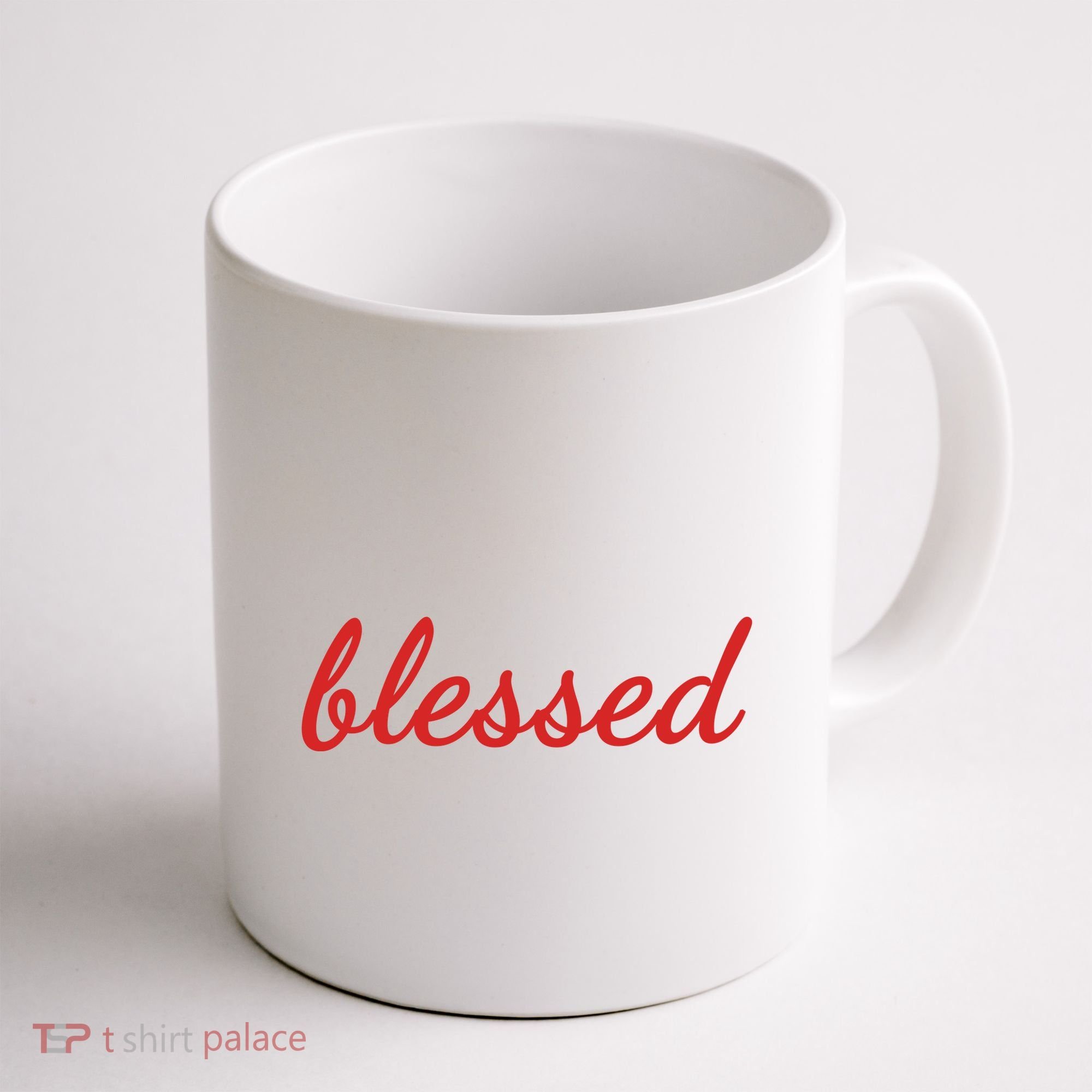 Blessed Red Christian Coffee Mug