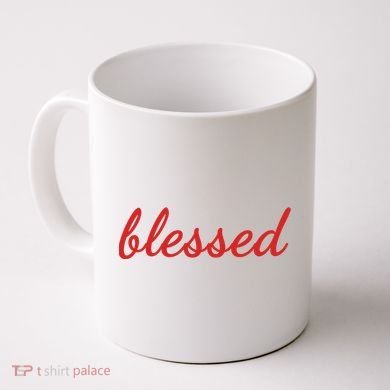 Blessed Red Christian Coffee Mug