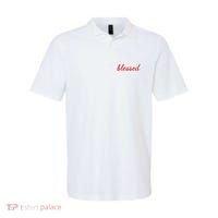 Blessed Red Christian Polo thumb 0