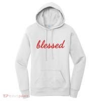 Blessed Red Christian Women's Hoodie thumb 0