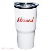Blessed Red Christian Tumbler thumb 0