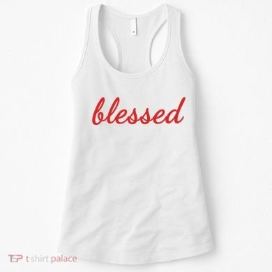 Blessed Red Christian Women's Tank Top