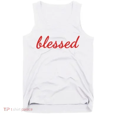Blessed Red Christian Tank Top