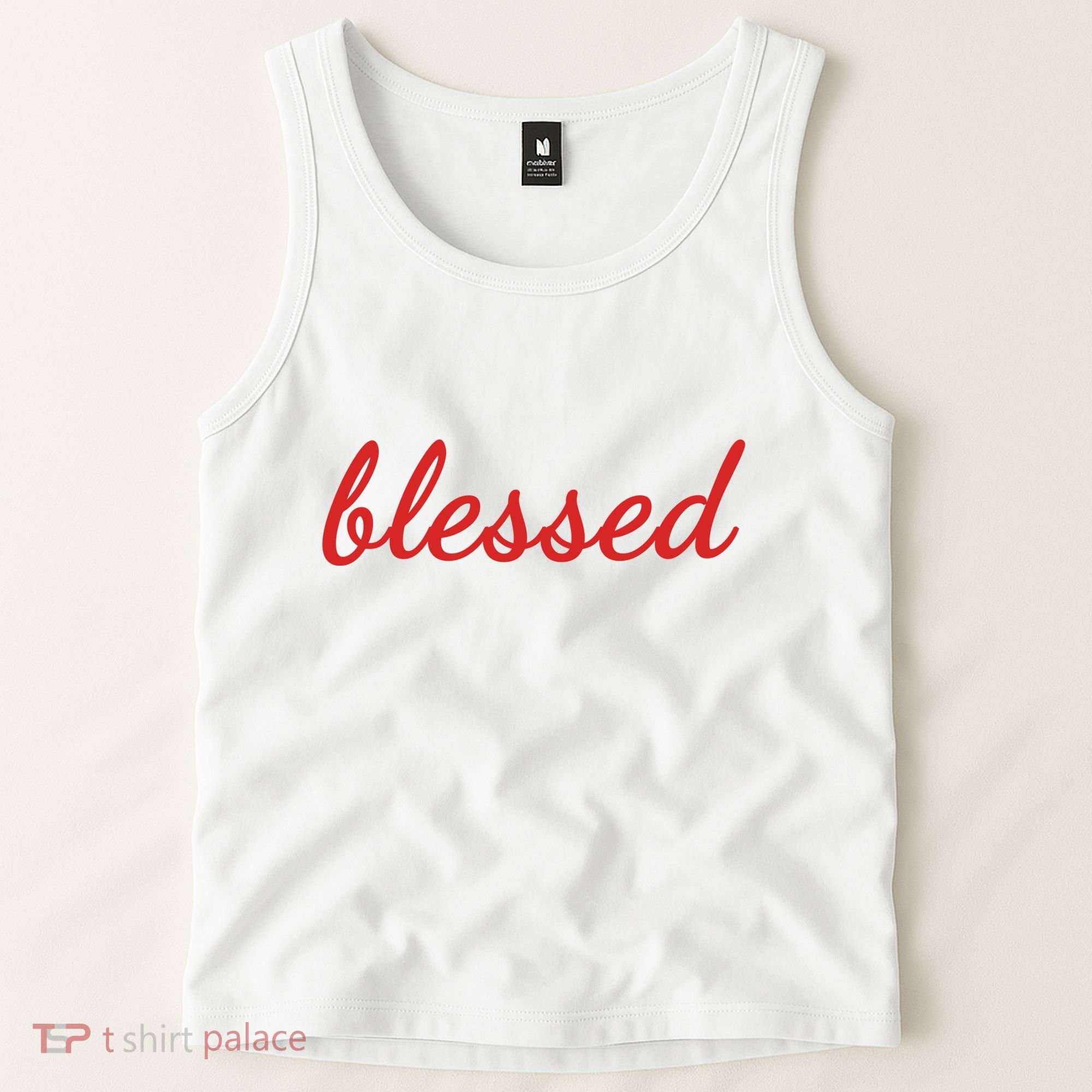 Blessed Red Christian Tank Top