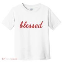 Blessed Red Christian Toddler T-Shirt thumb 0