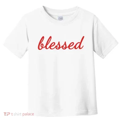 Blessed Red Christian Toddler T-Shirt