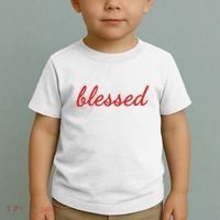 Blessed Red Christian Toddler T-Shirt thumb 2