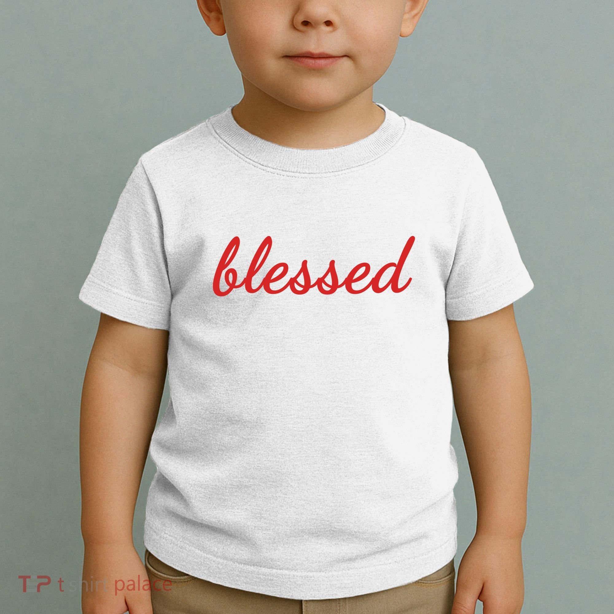 Blessed Red Christian Toddler T-Shirt