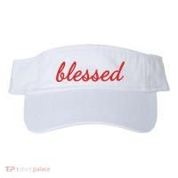 Blessed Red Christian Visor thumb 0