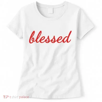 Blessed Red Christian Women's T-Shirt