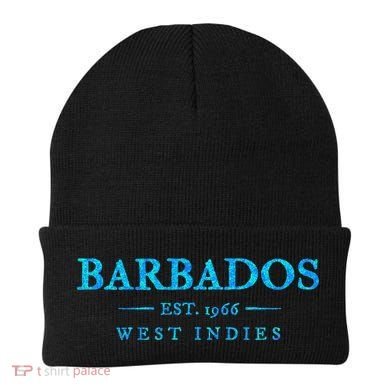 Barbados Retro Colorful Text Cruise Souvenir Beanie