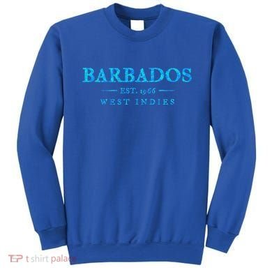 Barbados Retro Colorful Text Cruise Souvenir Sweatshirt