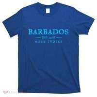 Barbados Retro Colorful Text Cruise Souvenir T-Shirt thumb 0