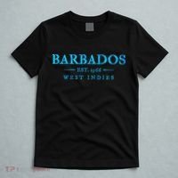 Barbados Retro Colorful Text Women Cruise Souvenir T-Shirt thumb 5