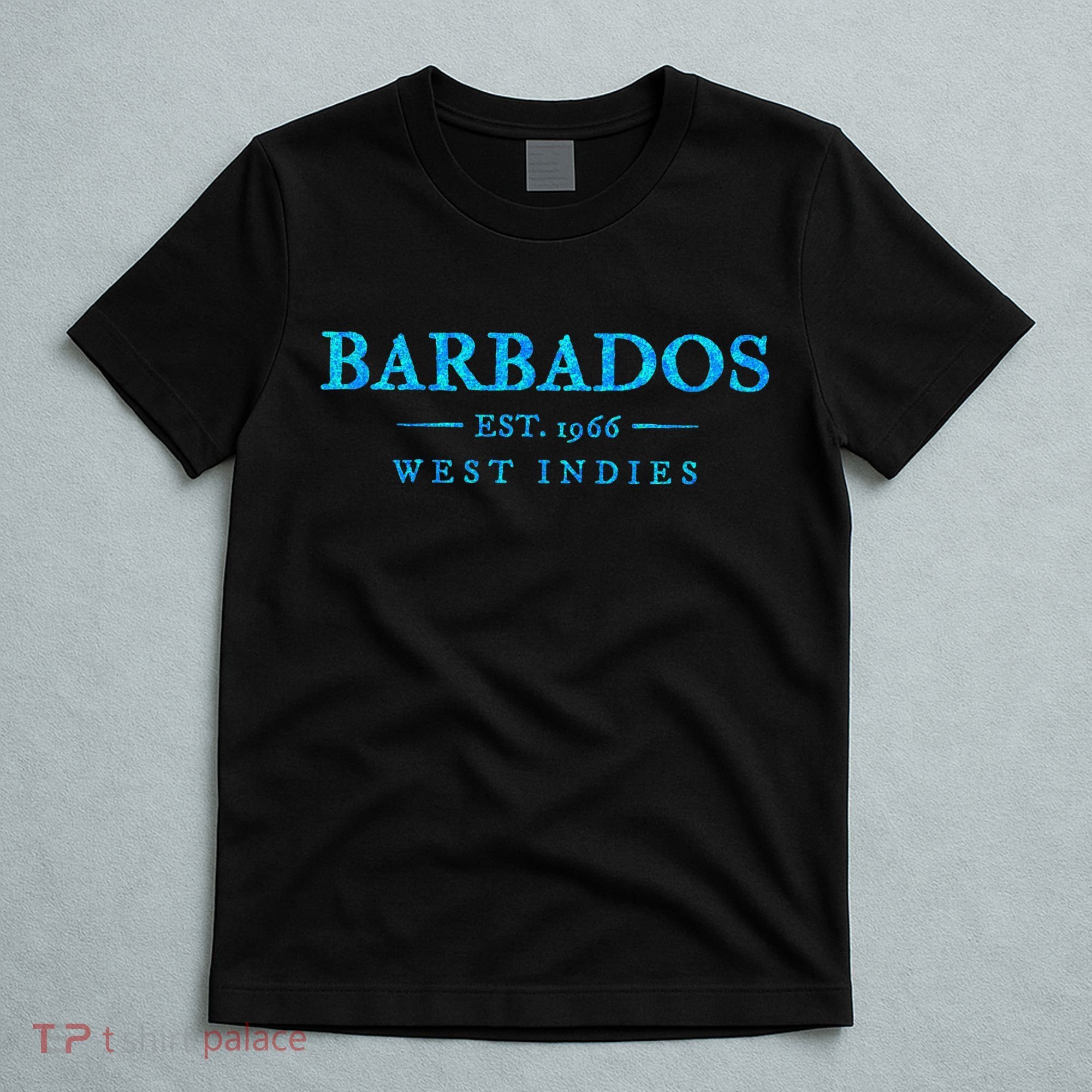 Barbados Retro Colorful Text Women Cruise Souvenir T-Shirt
