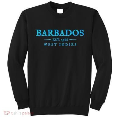 Barbados Retro Colorful Text Cruise Souvenir Sweatshirt