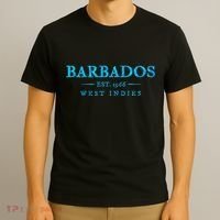 Barbados Retro Colorful Text Cruise Souvenir T-Shirt thumb 3