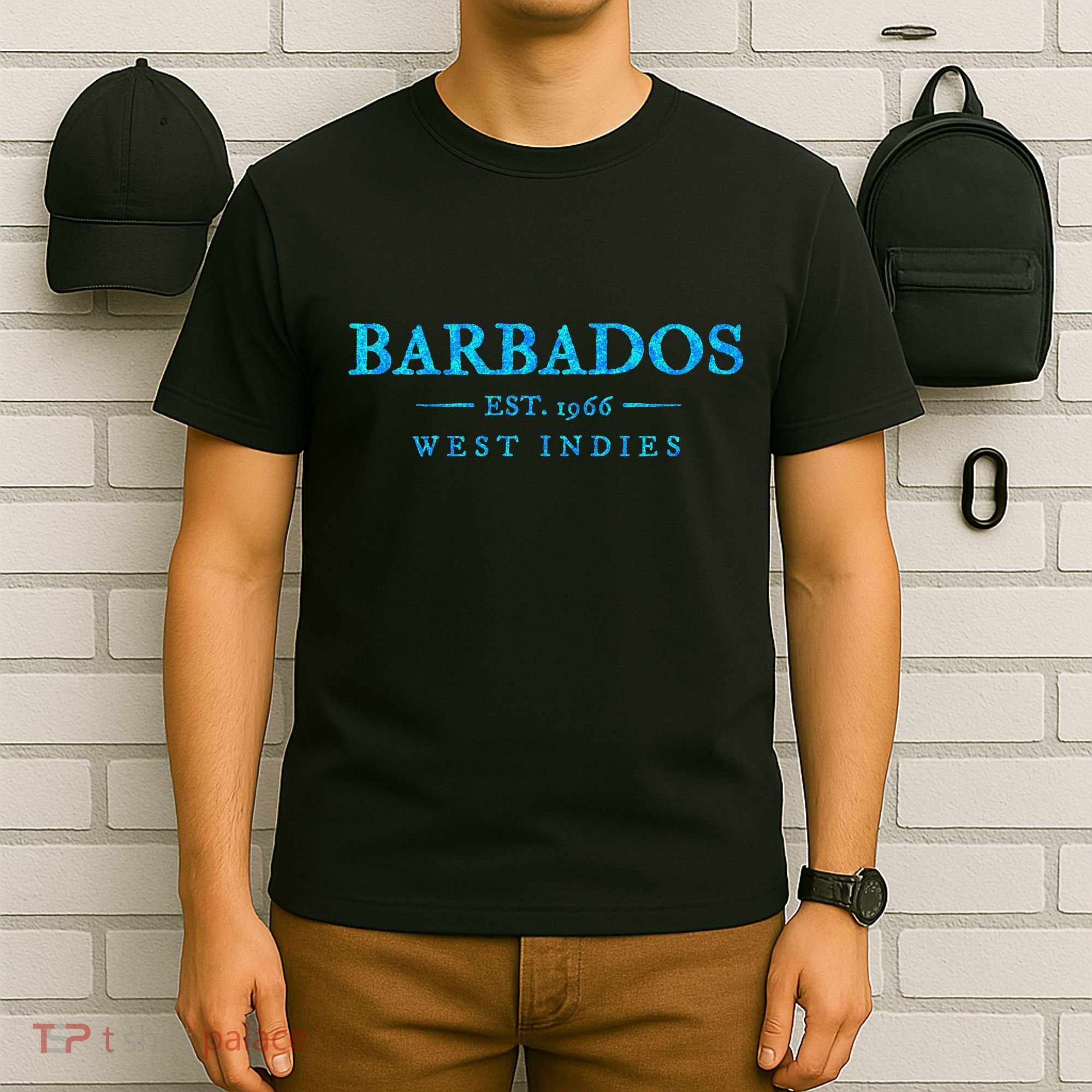 Barbados Retro Colorful Text Cruise Souvenir T-Shirt