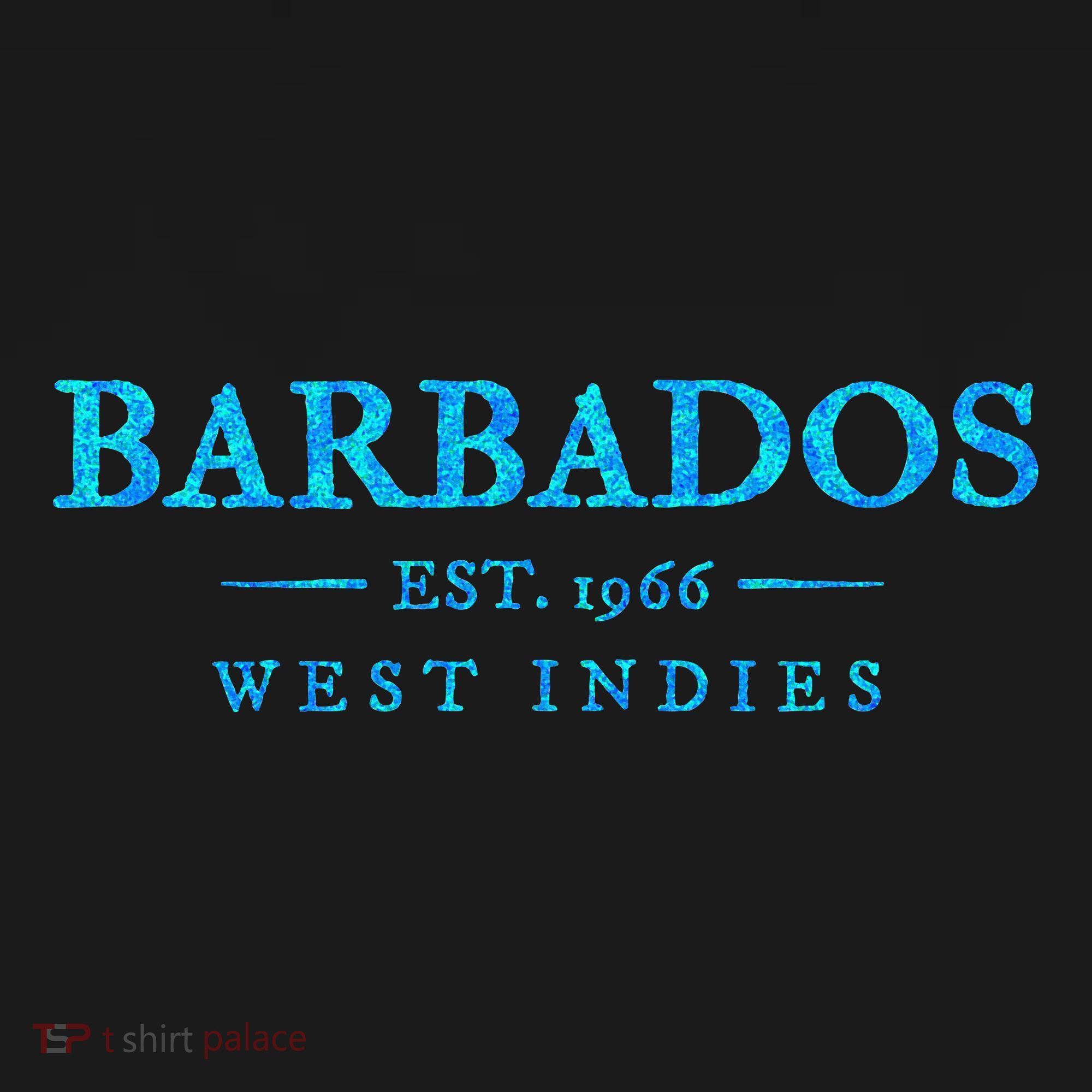 Barbados Retro Colorful Text Cruise Souvenir T-Shirt