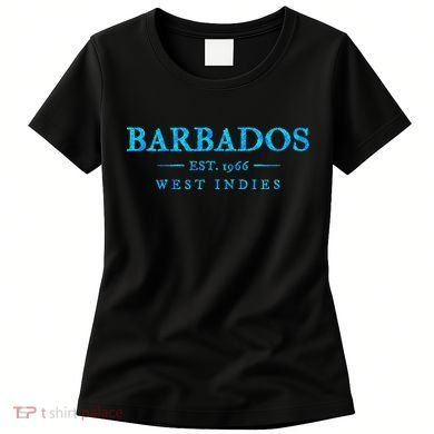 Barbados Retro Colorful Text Cruise Souvenir Women's T-Shirt