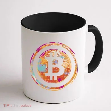 Bitcoin Retro Crypto Coffee Mug back