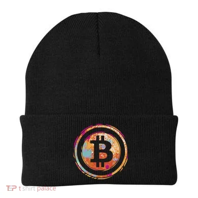 Bitcoin Retro Crypto Beanie