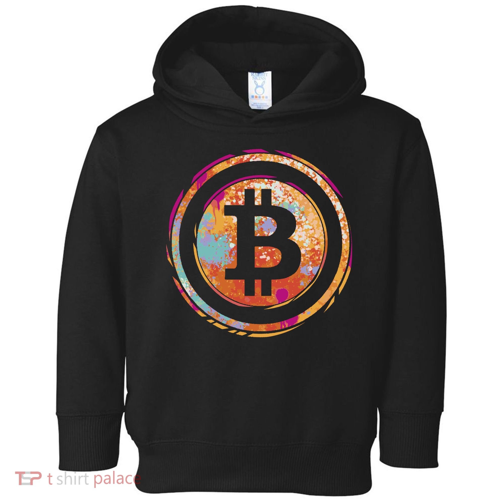 Bitcoin Retro Crypto Toddler Hoodie